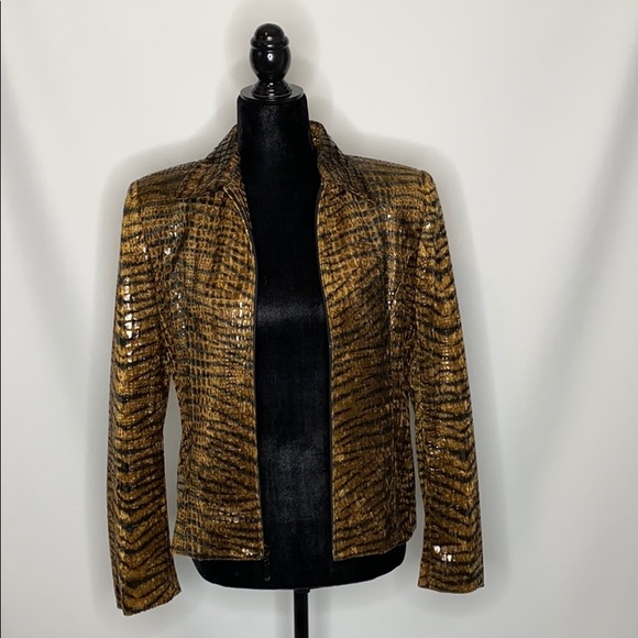 Vintage Tiger Print jacket - Picture 5 of 6
